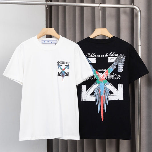 OFF-Whlte Arrow logo print T-shirt#86