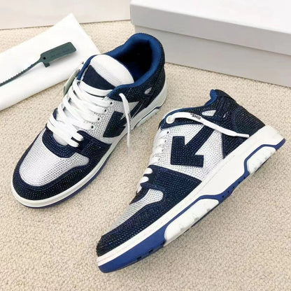 OFF-Whlte Full diamond Sports shoes#11