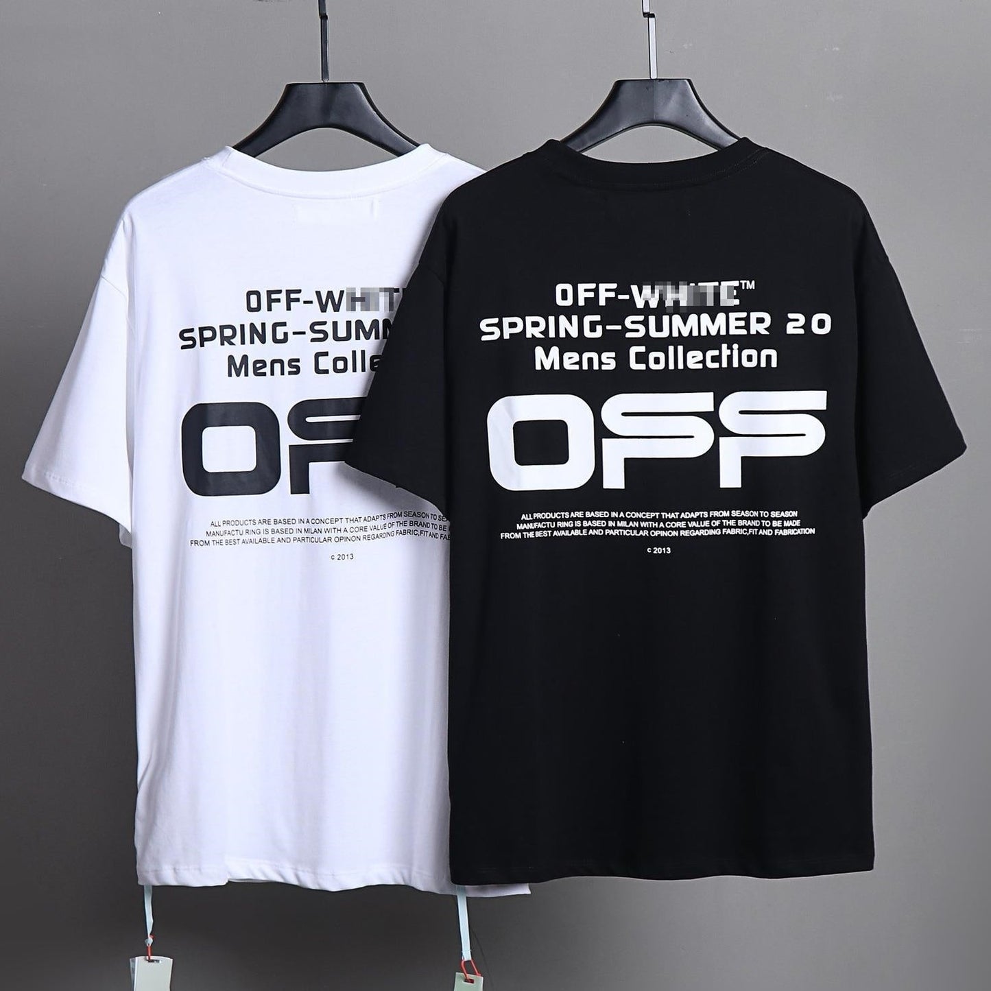 OFF-Whlte Arrow logo print T-shirt#79