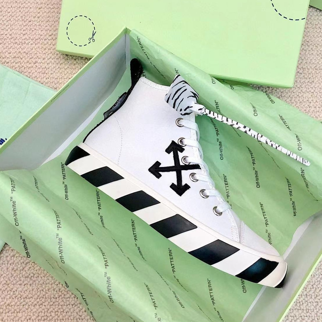 OFF-Whlte high-top sneakers#48