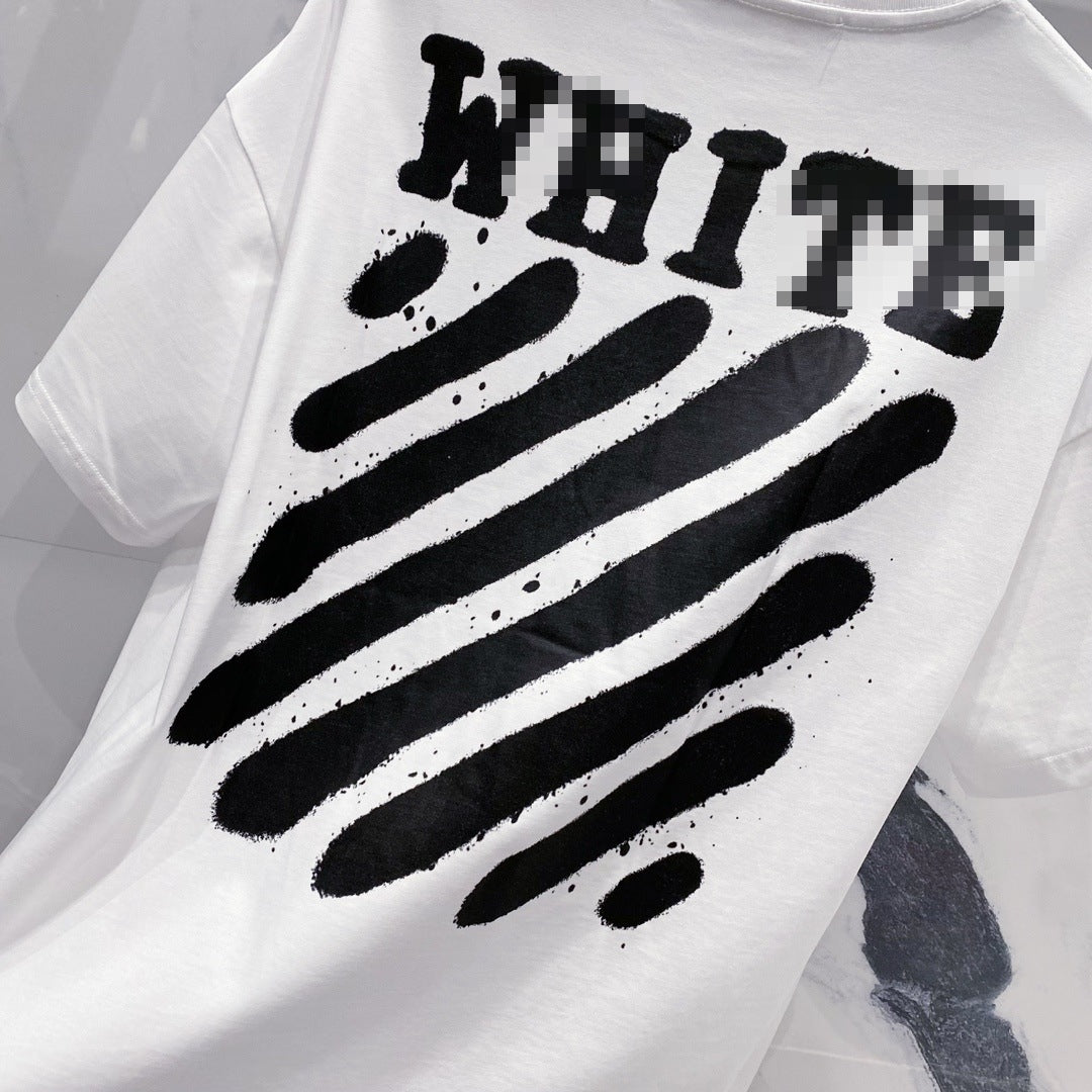 OFF-Whlte Arrow Logo Cotton T-shirt#31