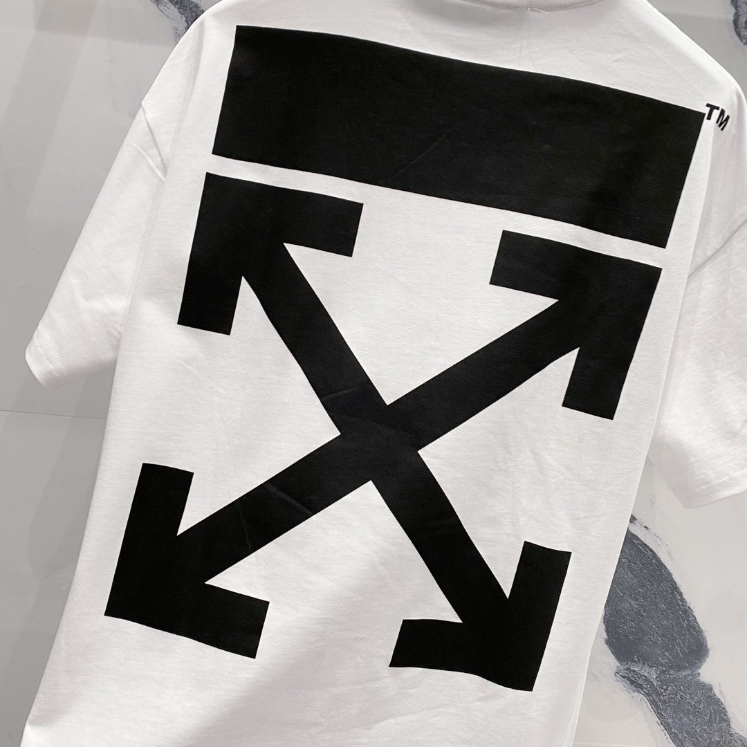 OFF-Whlte Arrow Logo Cotton T-shirt#34
