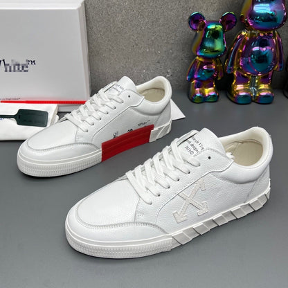OFF-Whlte Genuine Leather Sneakers#66