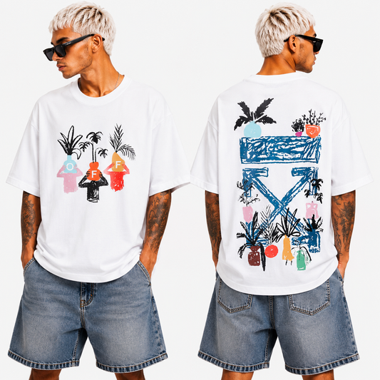 OFF-Whlte Arrow sign T-shirt#54