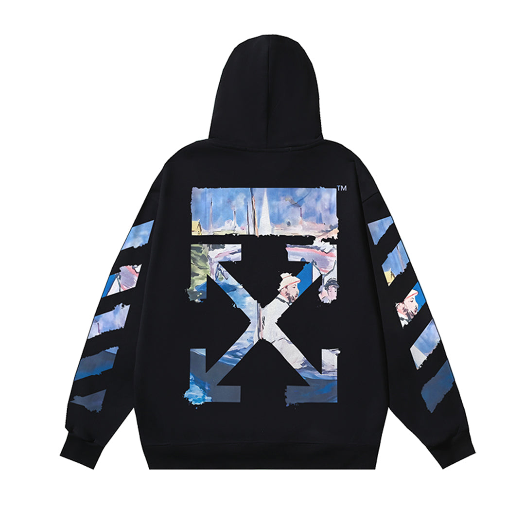 OFF-Whlte Arrow logo sports sweatshirt#4